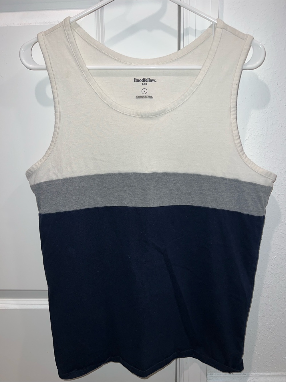 Goodfellow & Co White Graphic Logo Tank